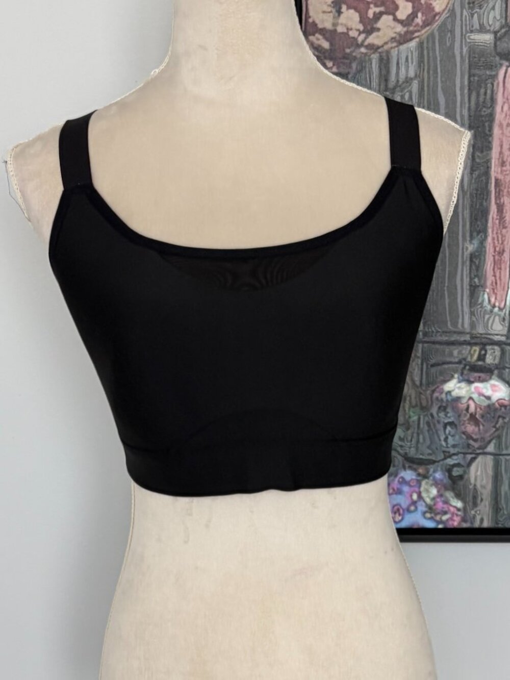 Avia Black Hi-Impact Sports Bra XL